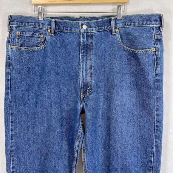 550 Mens Levi's Relaxed Fit Jeans Classic Rugged Outdoors Comfort TImeless 46 - Picture 2 of 7